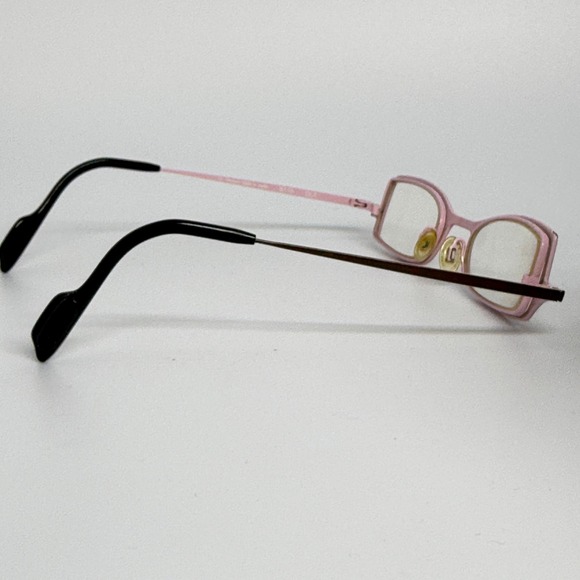 Anne et Valentin B119 Tilt Titanium Eyeglasses Frames Made in Japan Pink 21446 - Picture 4 of 7